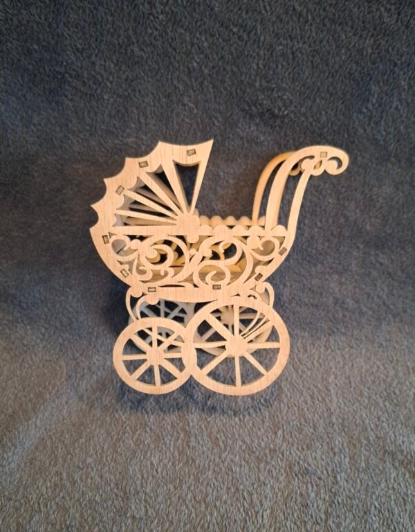 Decoratieve kinderwagen