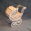 Decoratieve kinderwagen