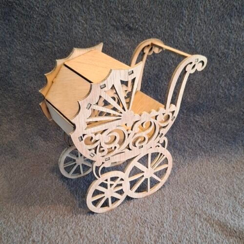 Decoratieve kinderwagen