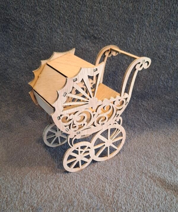 Decoratieve kinderwagen